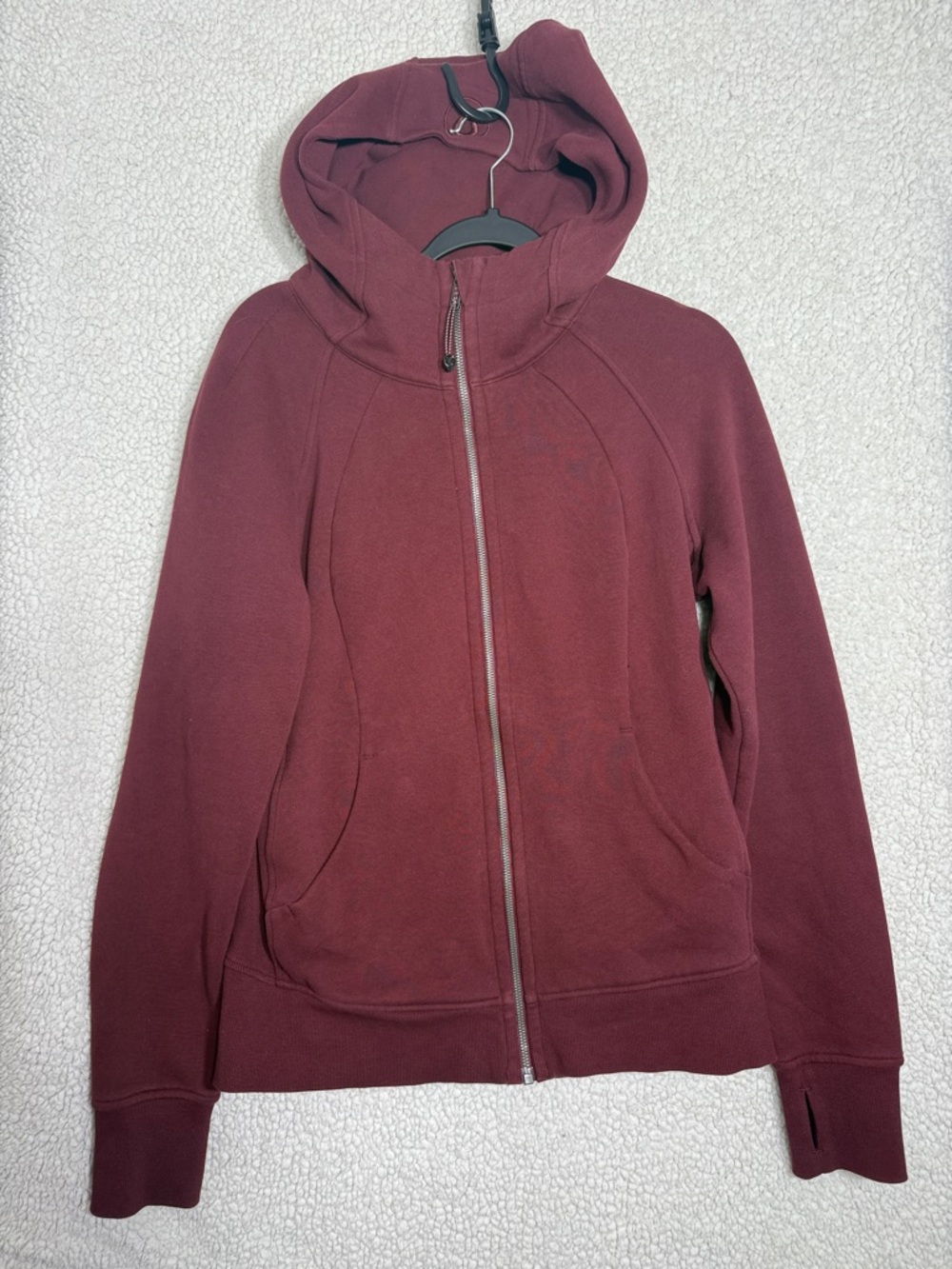Lululemon Scuba Hoodie Red Merlot Size 10 – Cozy Classic - Picture 3 of 11